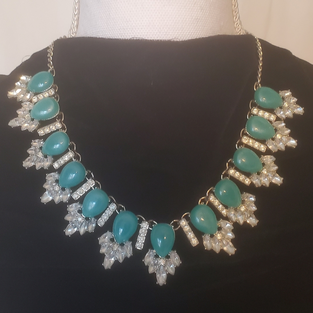 Fancy Turquoise color necklace